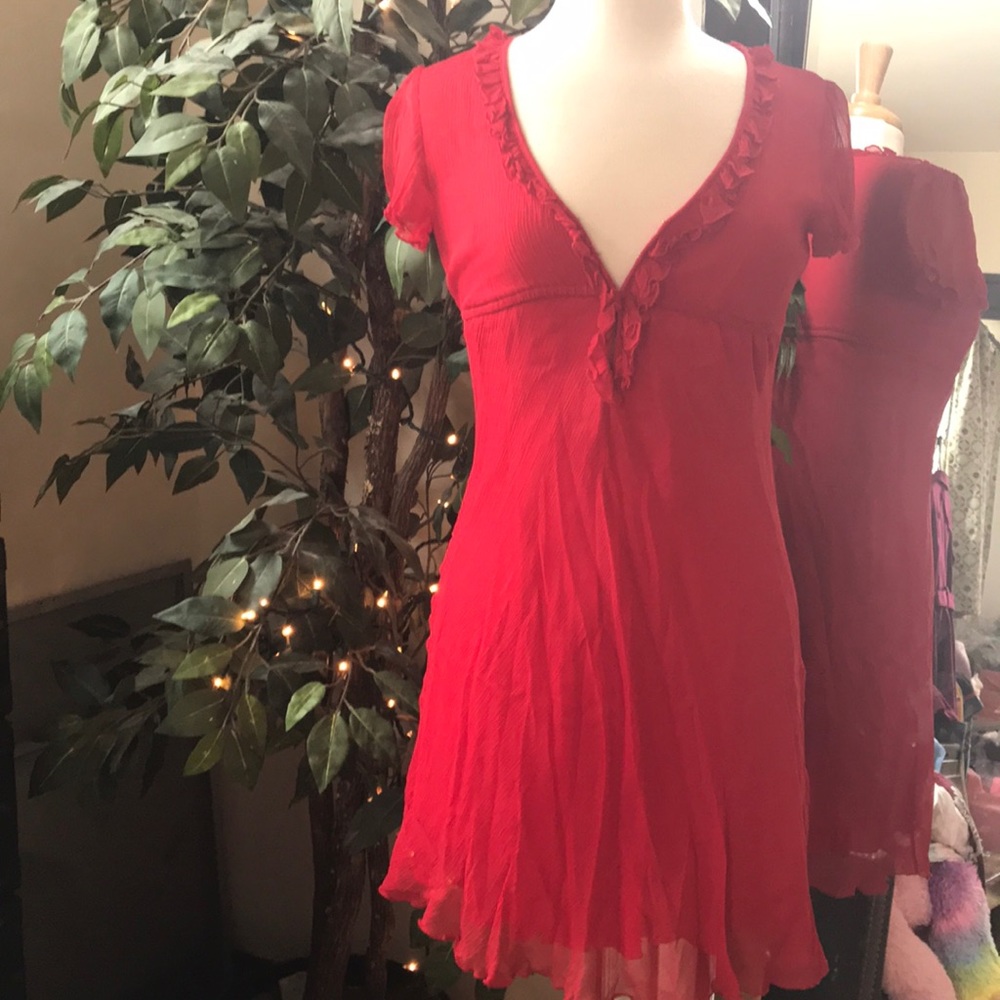 Free People 100% silk mini dress/tunic